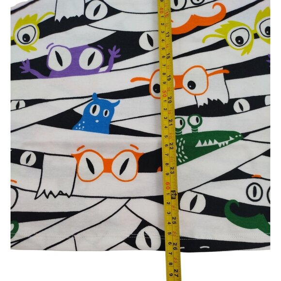 Hyde & Eek! Womens Halloween Mummy Print Pajama Set Cozy Sleepwear, Size L. - Picture 10 of 11